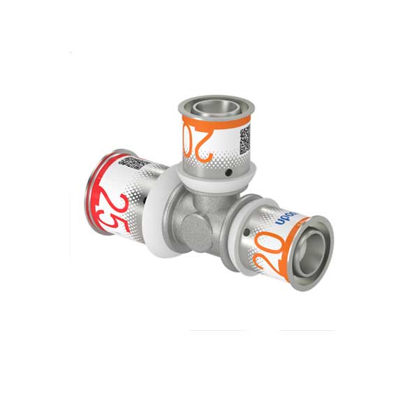 Uponor-S-PRESS-PLUS-T-25x20x20-messing Uponor-S-PRESS-PLUS-T-25x20x20-messing